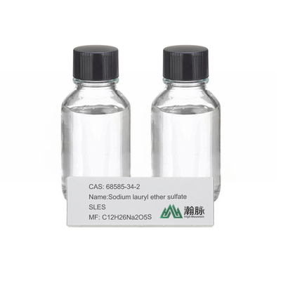Lauryl θειικό άλας CAS 68585-34-2 αιθέρα νατρίου χημικές πρόσθετες ουσίες C12H26Na2O5S SLES AES