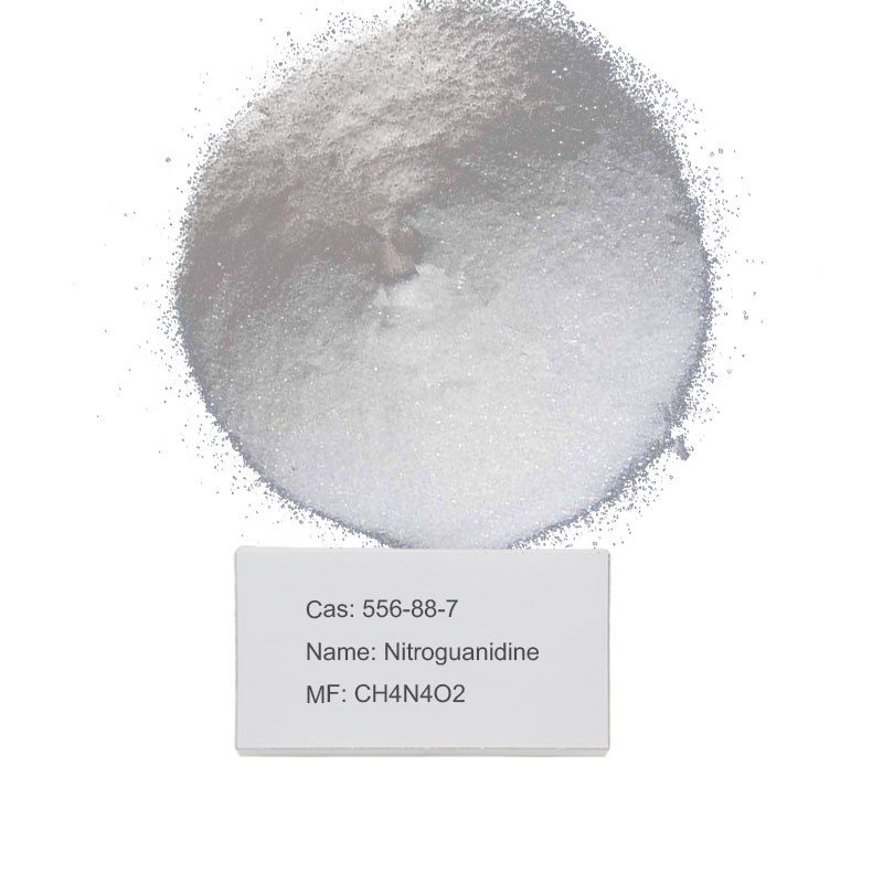 Σκόνη CAS 556-88-7 Nitroguanidine προώθησης με την πιστοποίηση 1,55 γ Cm3