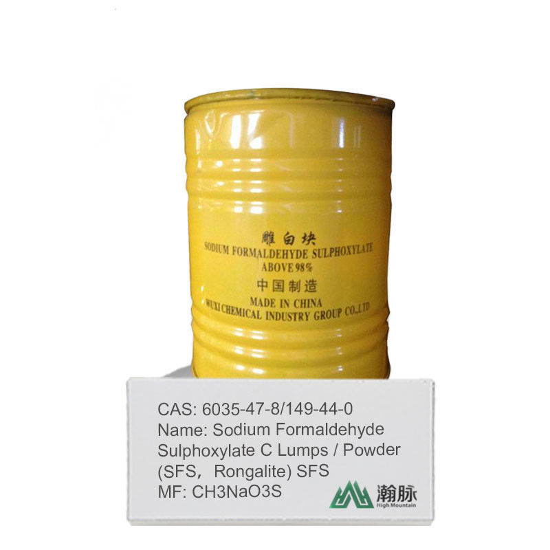 Rongalite/SFS Sodium Formaldehyde Sulphoxylate CAS 6035-47-8,149-44-0 Μειωτικός παράγοντας υψηλής καθαρότητας για βιομηχανική χρήση