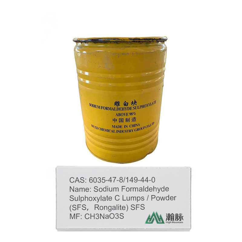 Rongalite/SFS Sodium Formaldehyde Sulphoxylate CAS 6035-47-8,149-44-0 Μειωτικός παράγοντας υψηλής καθαρότητας για βιομηχανική χρήση
