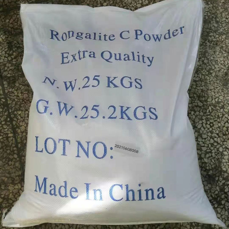 Rongalite/SFS Sodium Formaldehyde Sulphoxylate CAS 6035-47-8,149-44-0 Μειωτικός παράγοντας υψηλής καθαρότητας για βιομηχανική χρήση