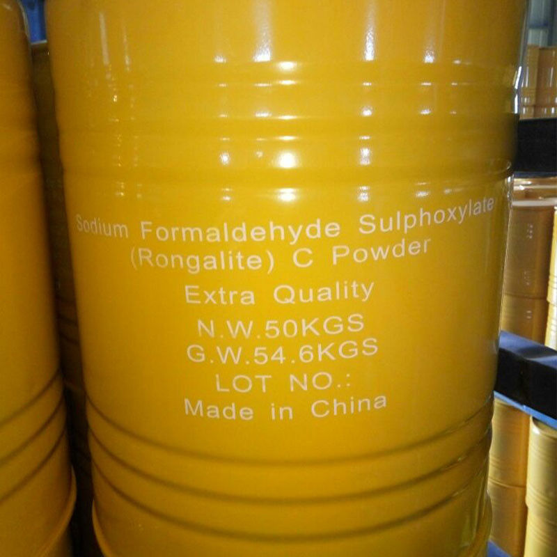 Rongalite/SFS Sodium Formaldehyde Sulphoxylate CAS 149-44-0,6035-47-8 Μη τοξικός σταθεροποιητής για σύνθεση πολυμερών