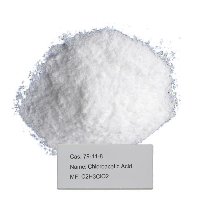 C2H3O2Cl μονοχλωροοξικό όξινο CAS 79-11-8 τους φαρμακευτικούς μεσάζοντες που χρησιμοποιούνται για για την κατασκευή CMC και της γλυκίνης