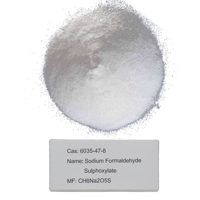 Φορμαλδεΰδη Sulfoxylate CAS 6035-47-8 νατρίου διαλυτότητας Rongalite 98%